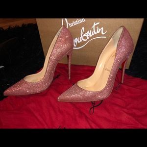Christian Louboutin So Kate 120 Glitter Tisse